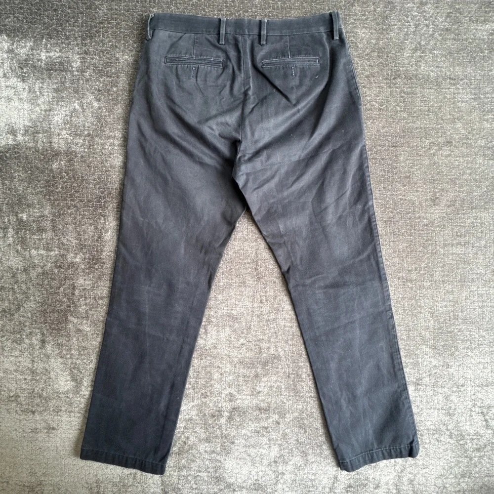 Banana Republic Kentfield Chino Pants Mens 30x30 Gray Cotton Straight Mid‎ Rise